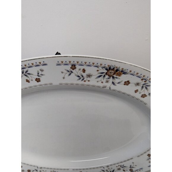 Claremont by Wade Sone Fine Porcelain China Oval Serving Platter 12 3/8" - Picture 5 of 9